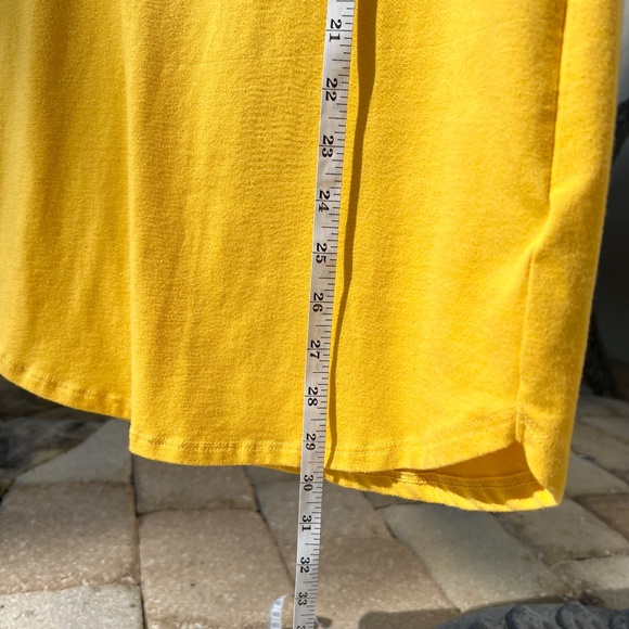 Yellow Short-Sleeve T-Shirt Dress - Picture 12 of 16